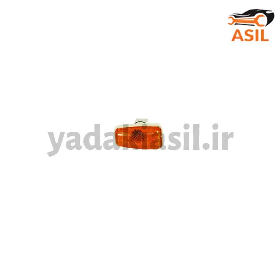 راهنما روی گلگیر پراید زرد - یدکی اصیل