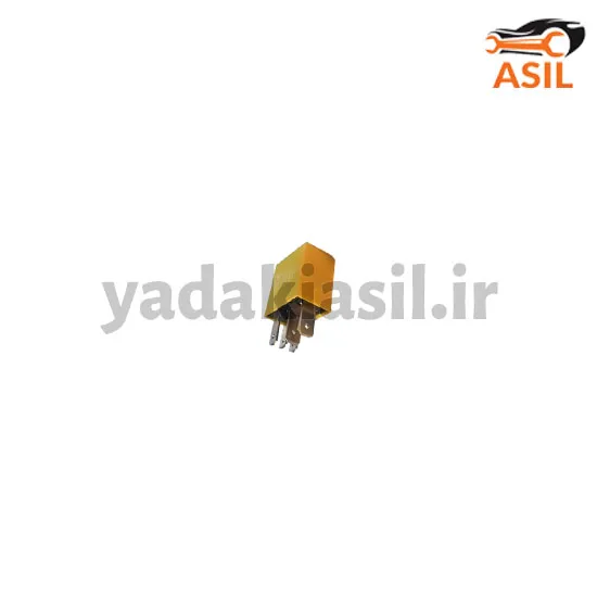 رله میکرو 5 فیش زرد ایران پژوهش - یدکی اصیل